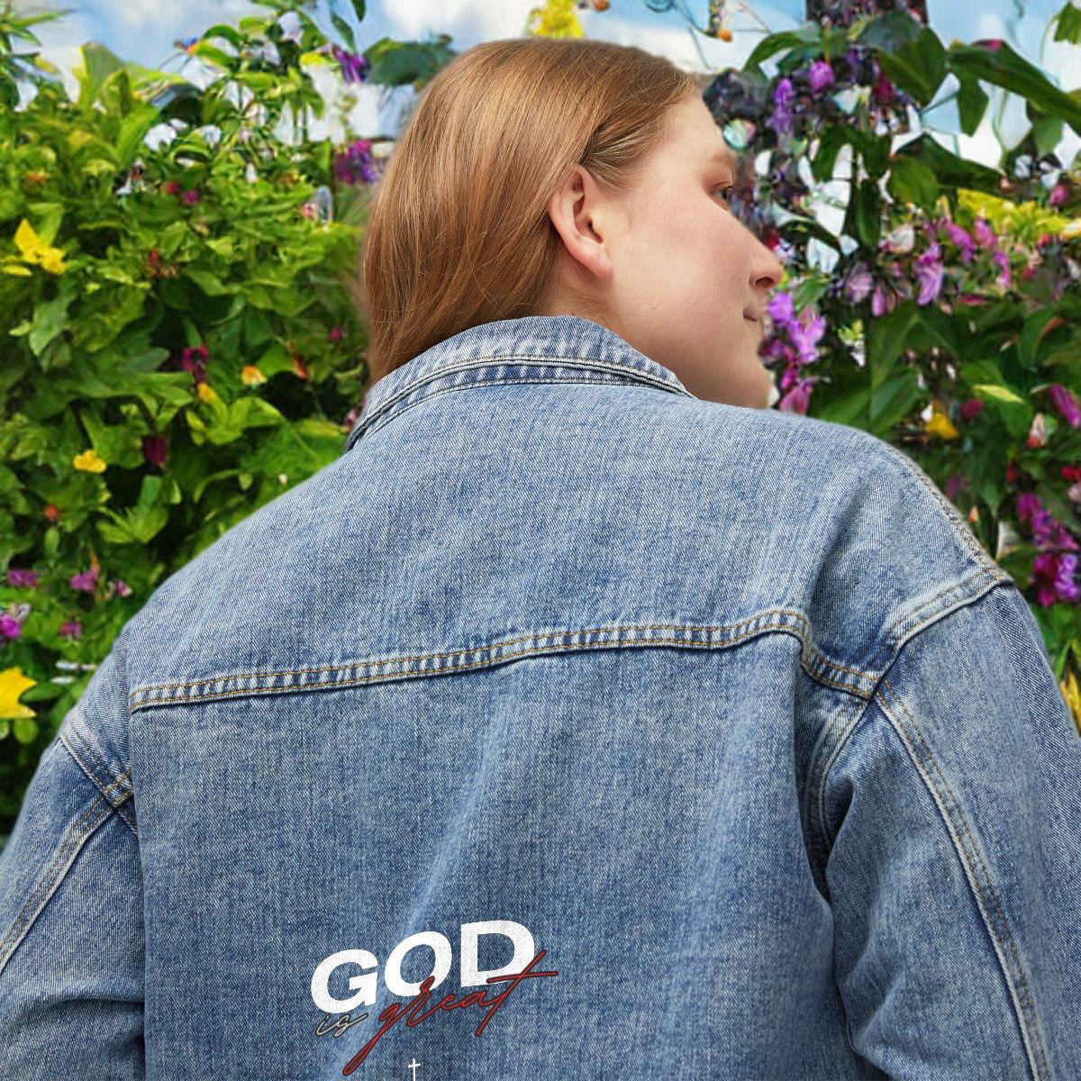 GOD IS GREAT - DENIM JACKET