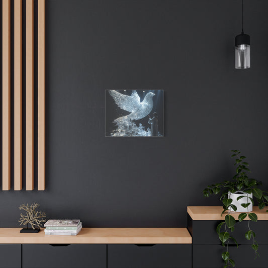 JESUS AND THE DOVE - CANVAS