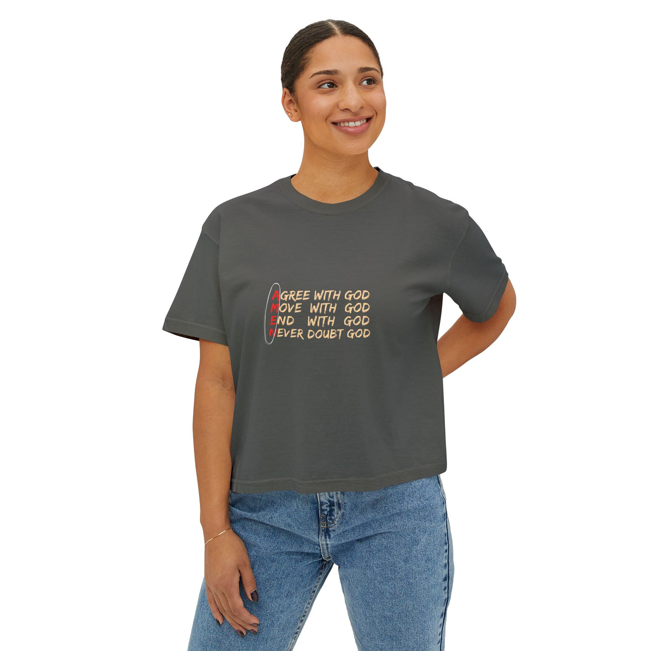 AMEN - BOXY TEE