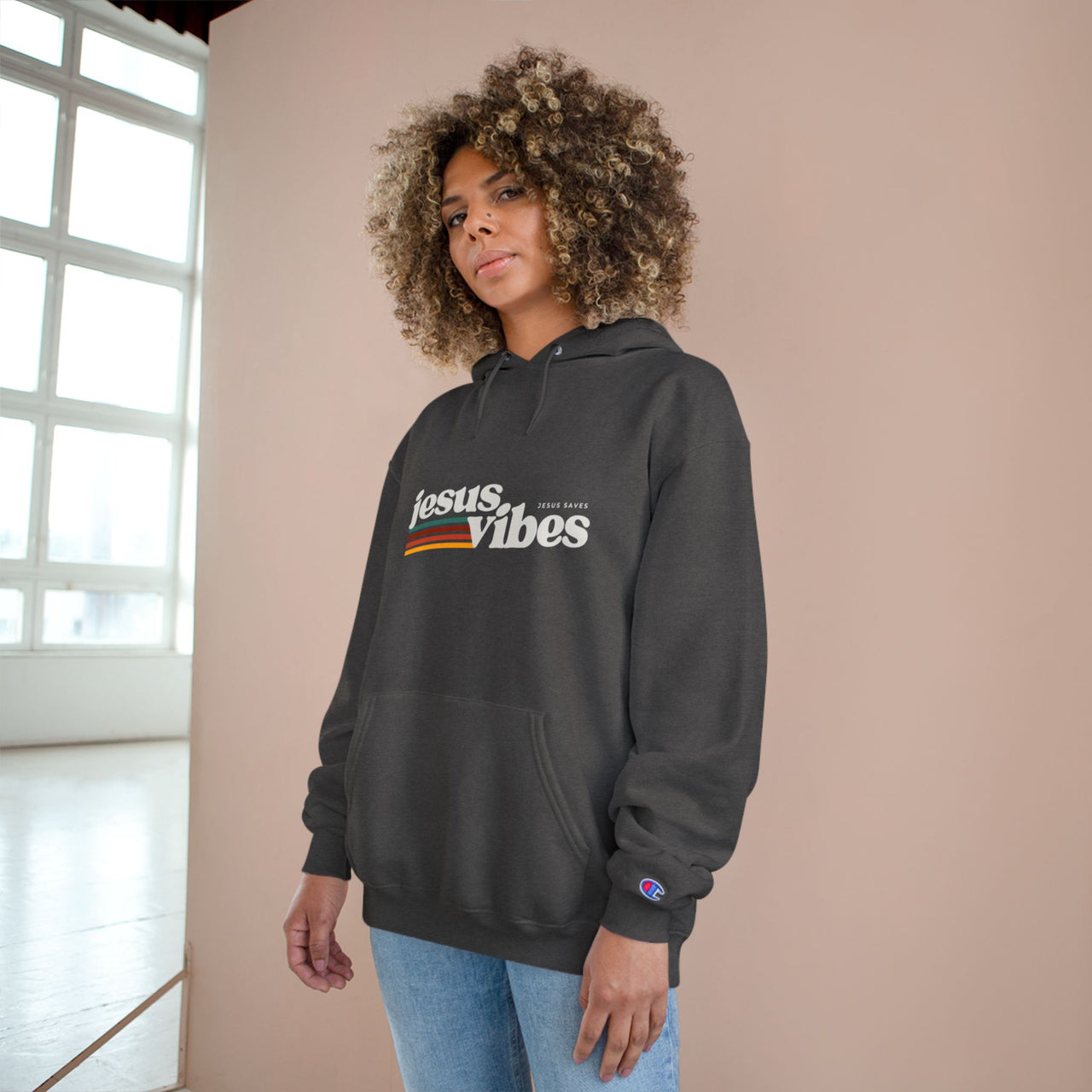 JESUS VIBES - CHAMPION HOODIE