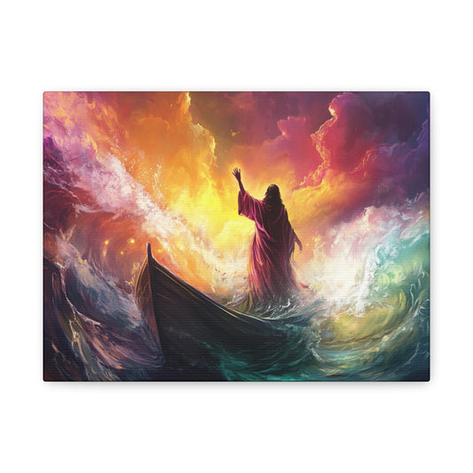 JESUS MOVING OCEANS CANVAS