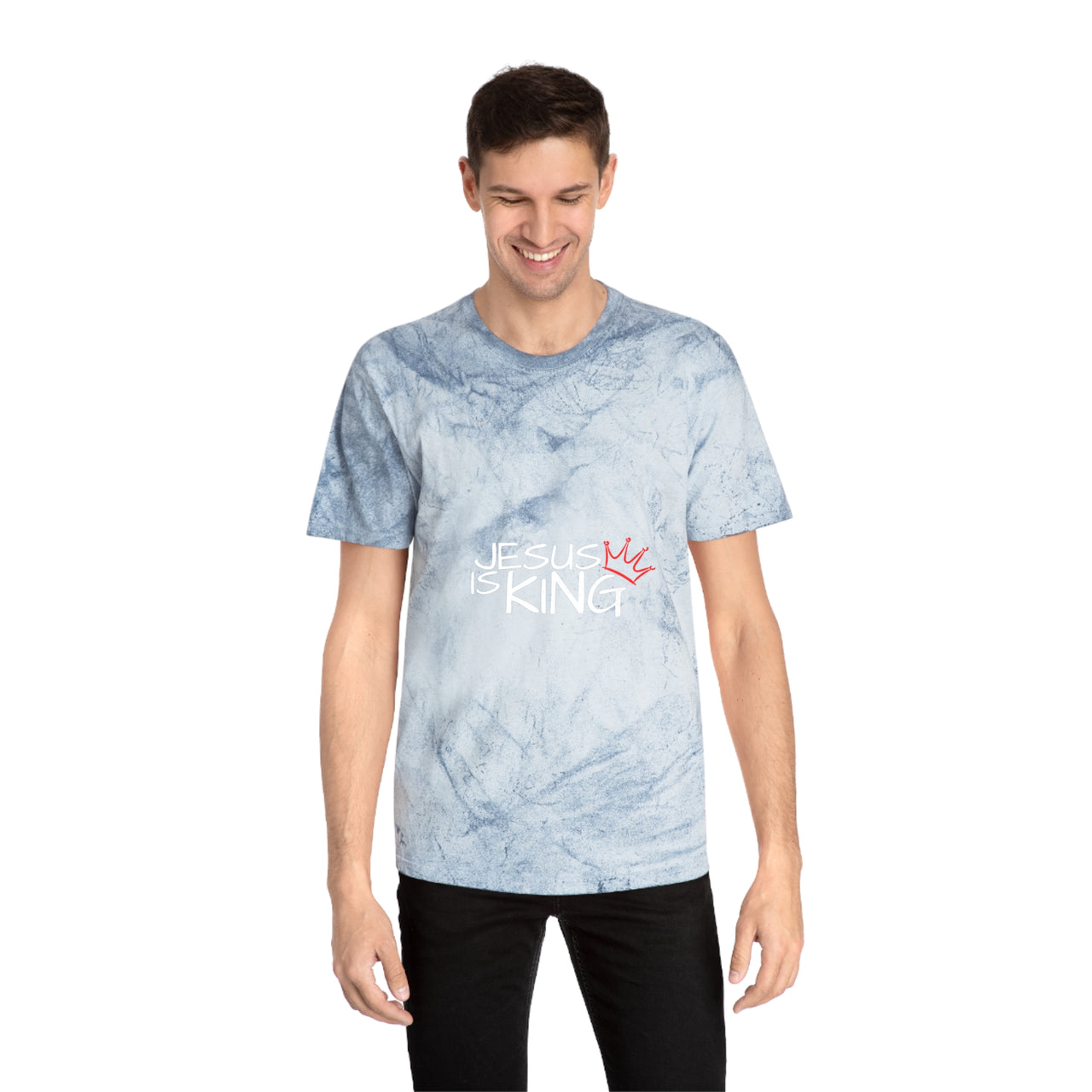JESUS IS KING - COLOR BLAST TEE