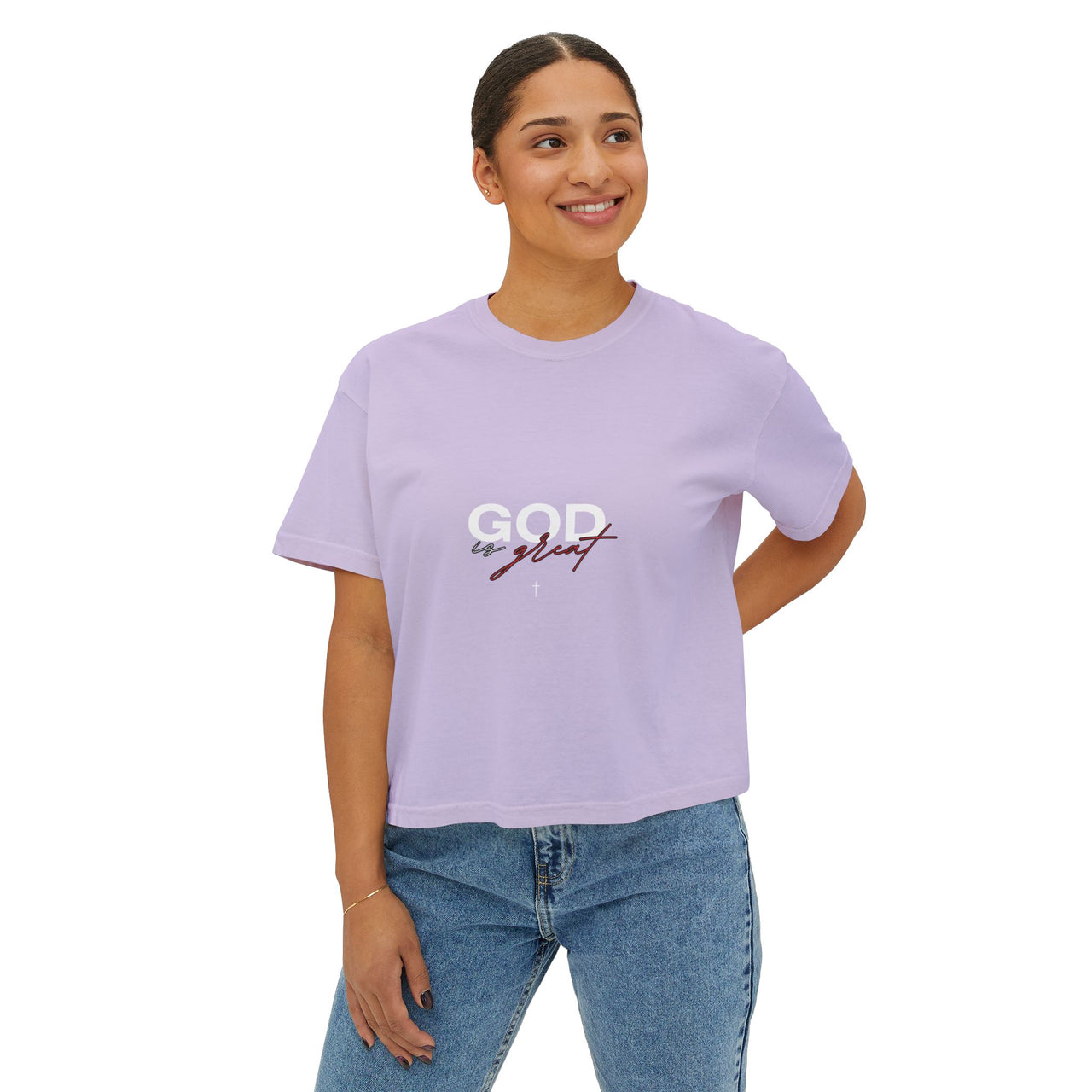 GOD IS GREAT - BOXY TEE
