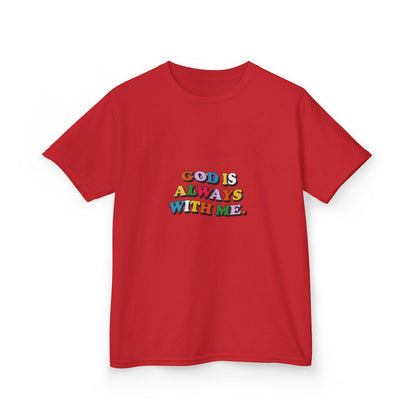 GOD IS ALWAYS WITH ME - KIDS TEE