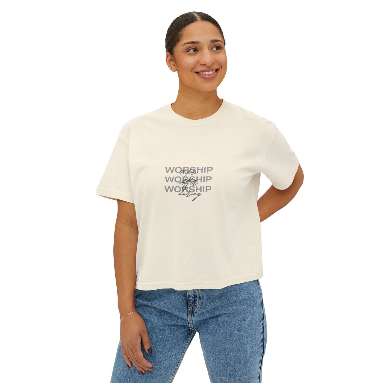 WORSHIP - BOXY TEE