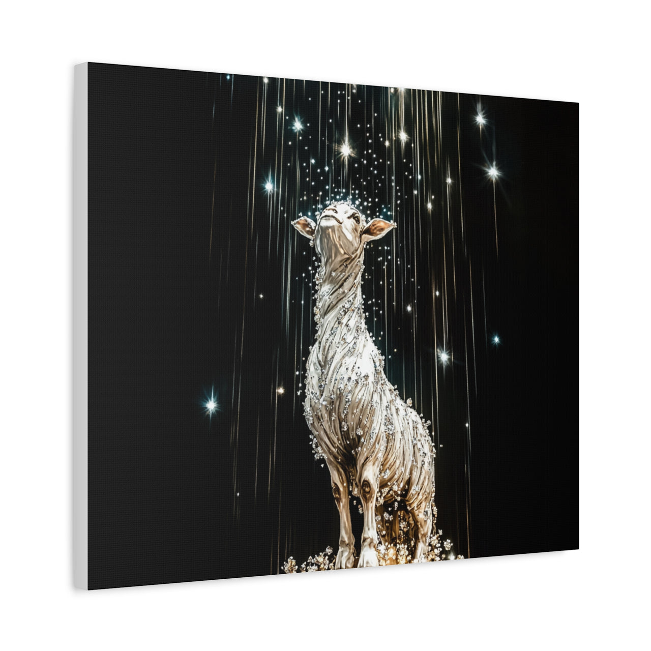 LAMB IN THE STARS - CANVAS