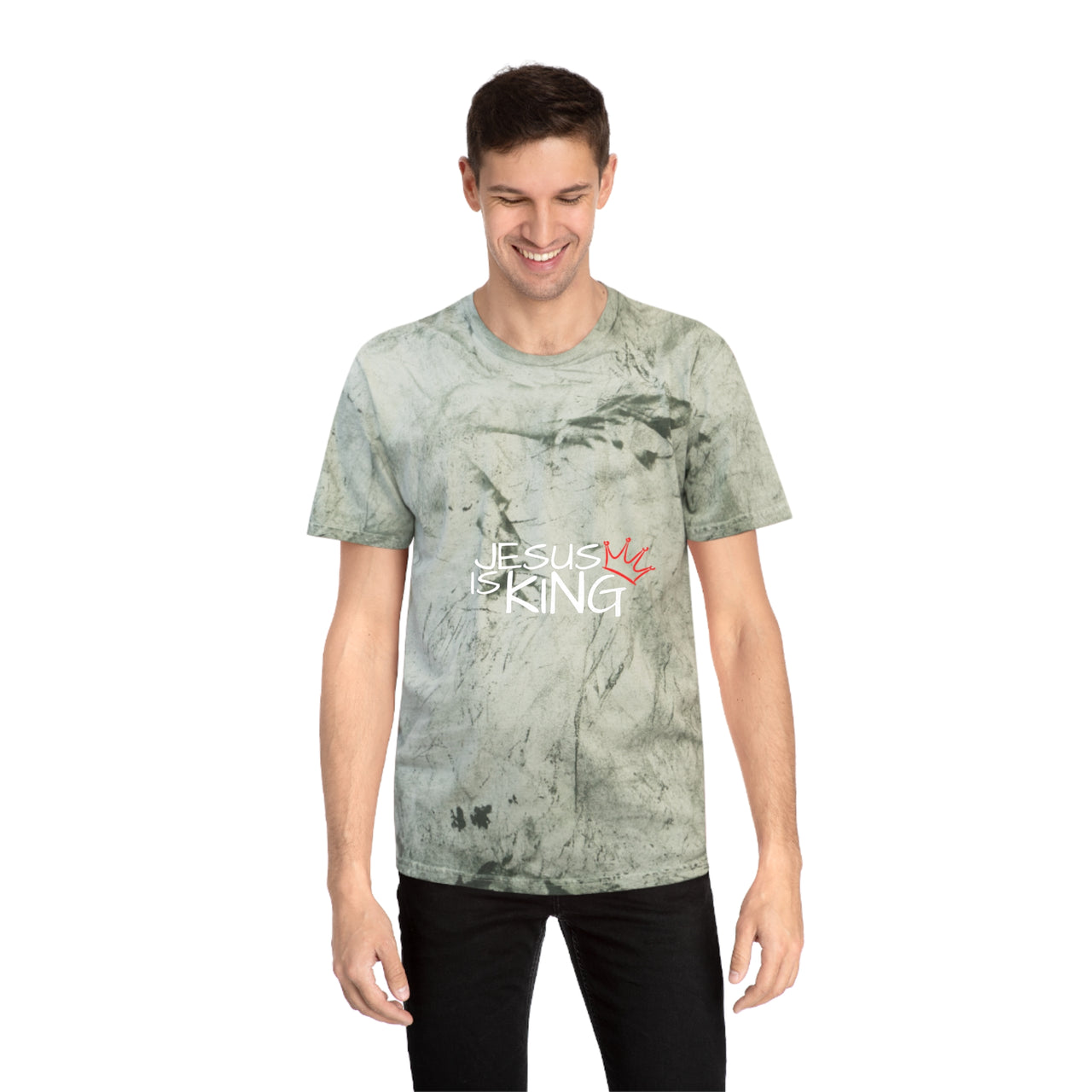 JESUS IS KING - COLOR BLAST TEE