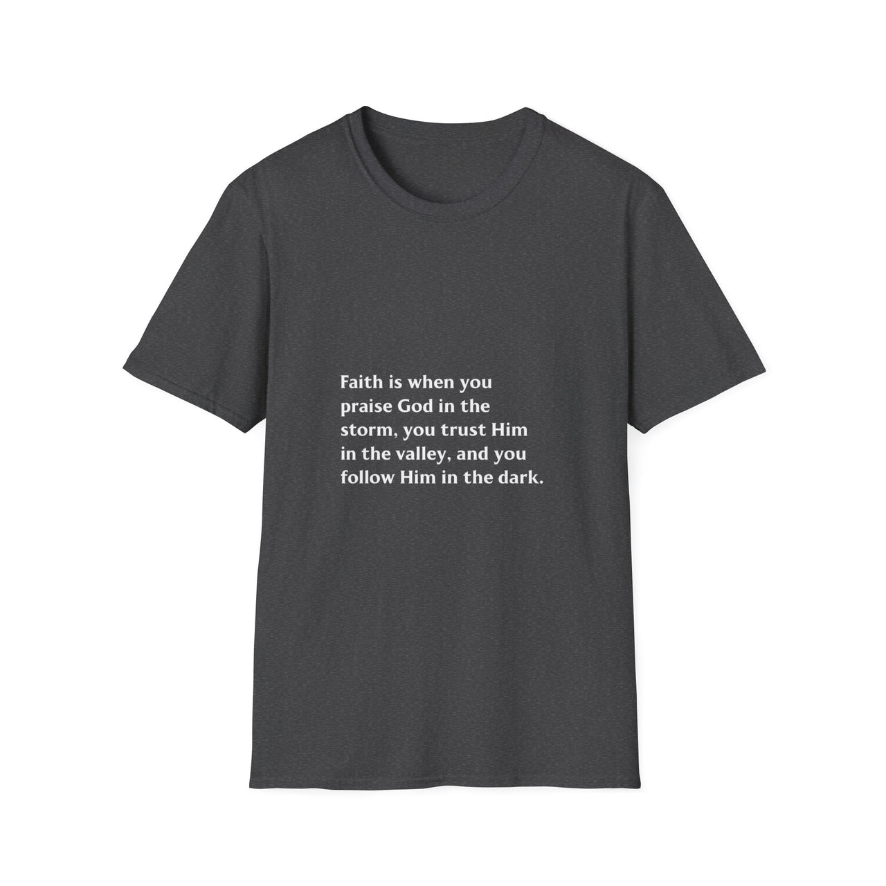 FAITH IS WHEN YOU PRAISE GOD IN THE STORM - TEE