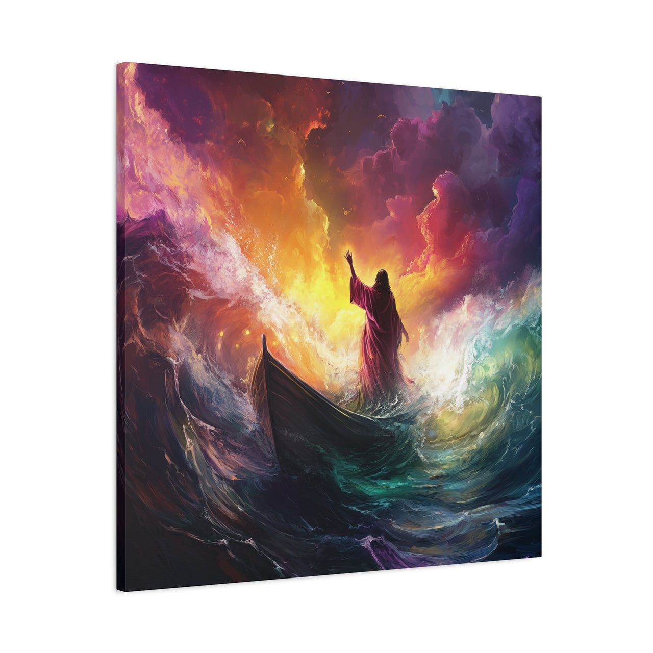JESUS MOVING OCEANS CANVAS