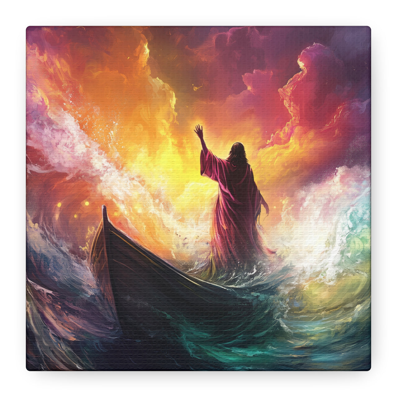 JESUS MOVING OCEANS CANVAS