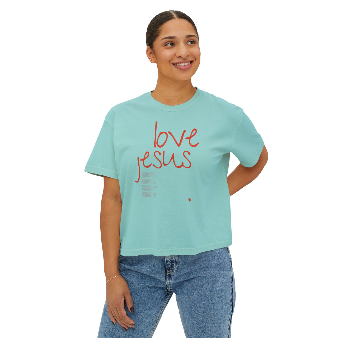 LOVE JESUS - BOXY TEE