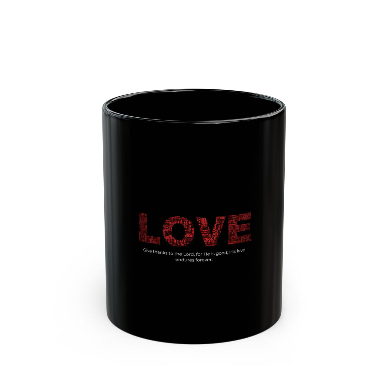 LOVE - BLACK MUG