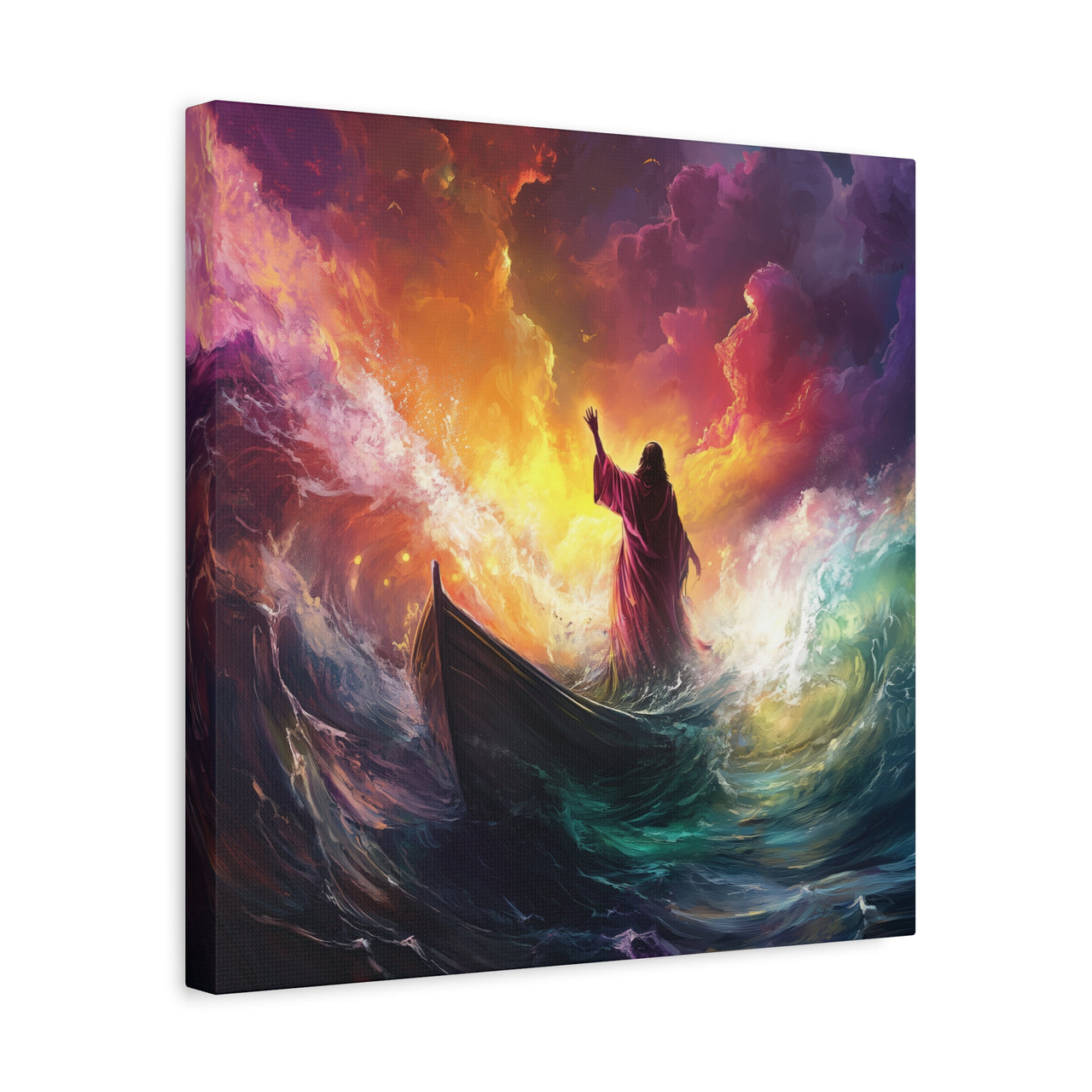 JESUS MOVING OCEANS CANVAS
