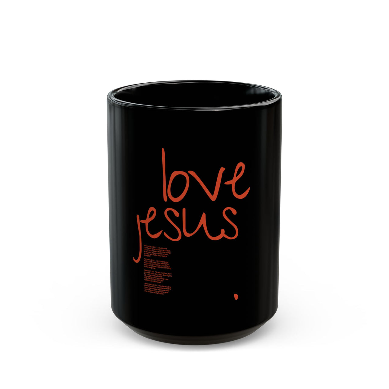 LOVE JESUS - BLACK MUG