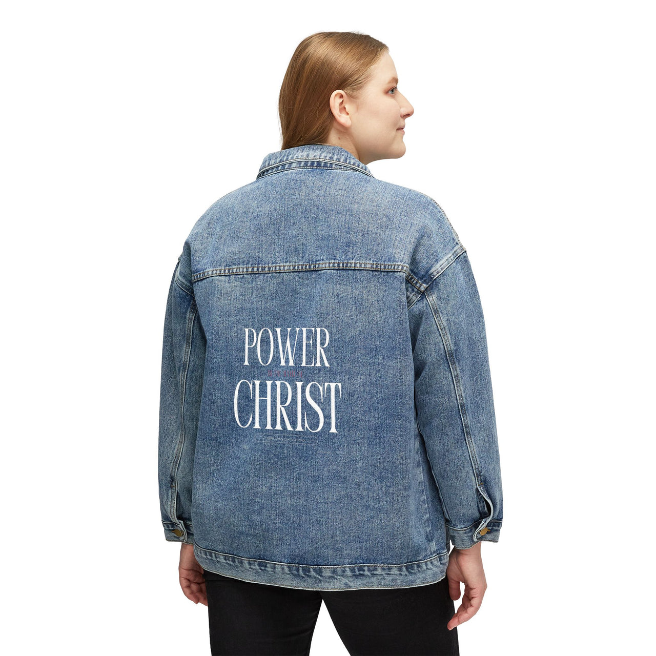 POWER IN THE NAME OF CHRIST - DENIM JACKET