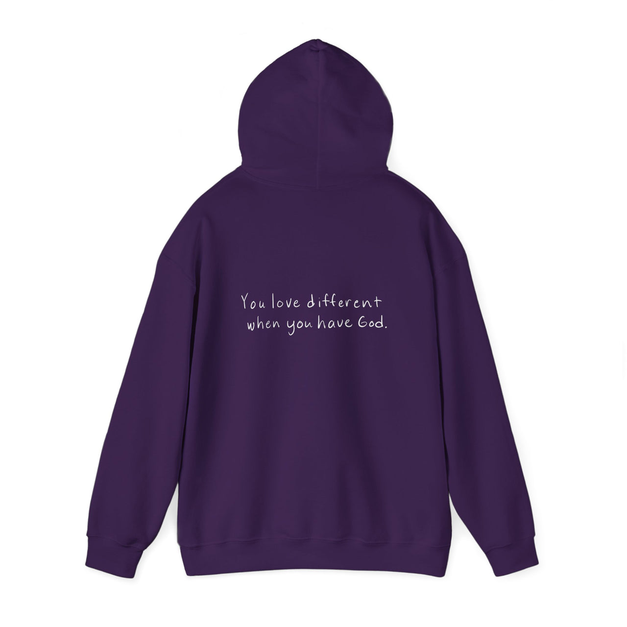 YOU LOVE DIFFERENT WHEN YOU HAVE GOD - HOODIE