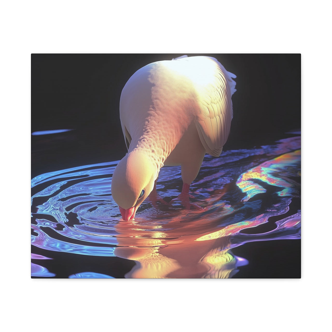 DOVE IN THE HOLY WATER - CANVAS