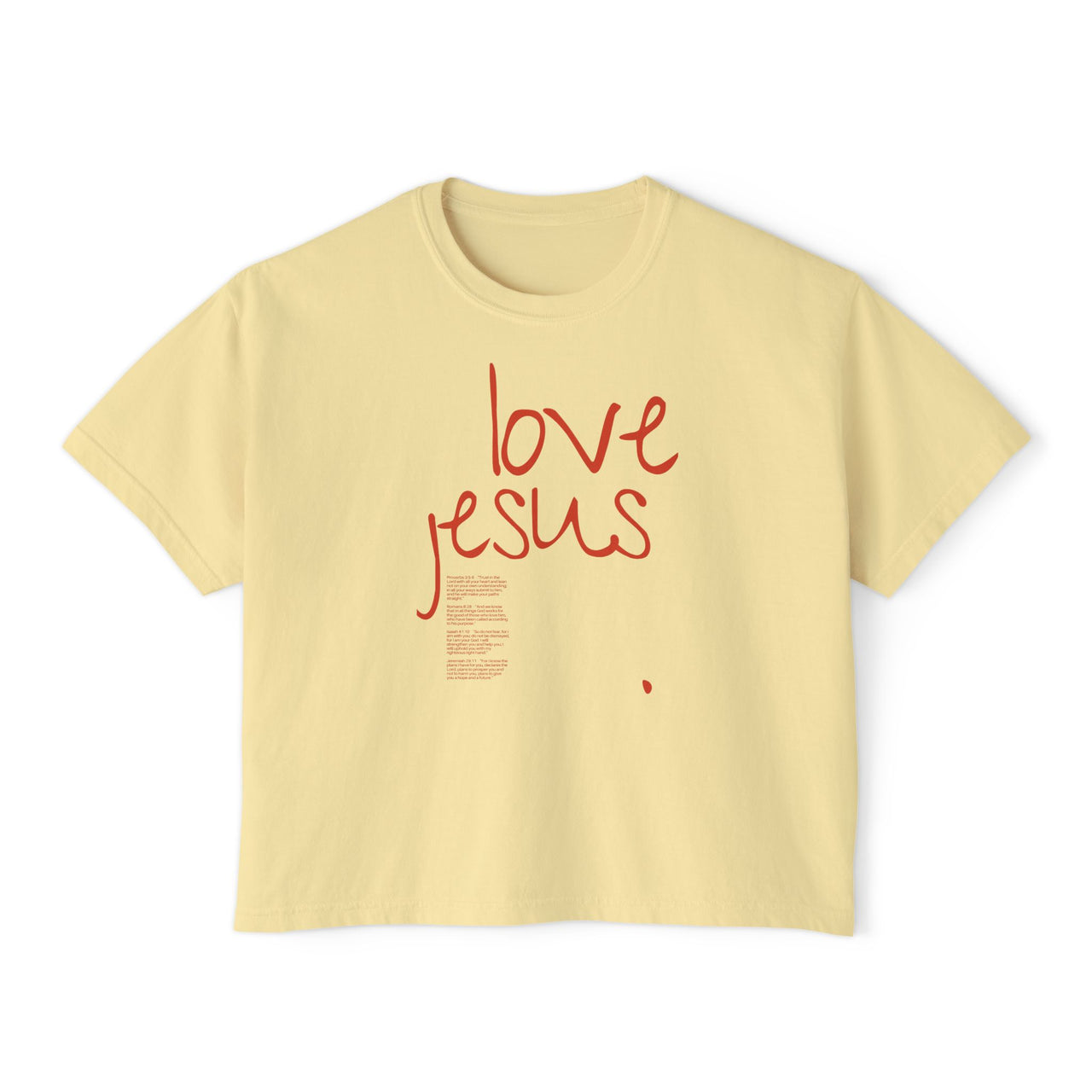 LOVE JESUS - BOXY TEE