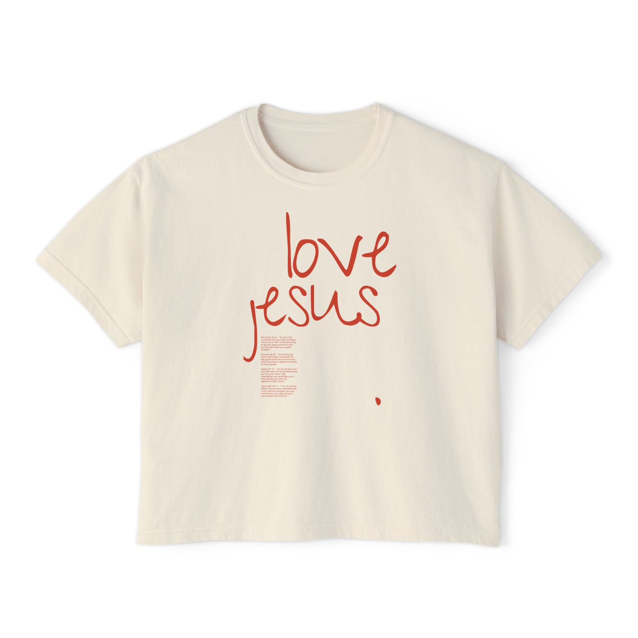 LOVE JESUS - BOXY TEE