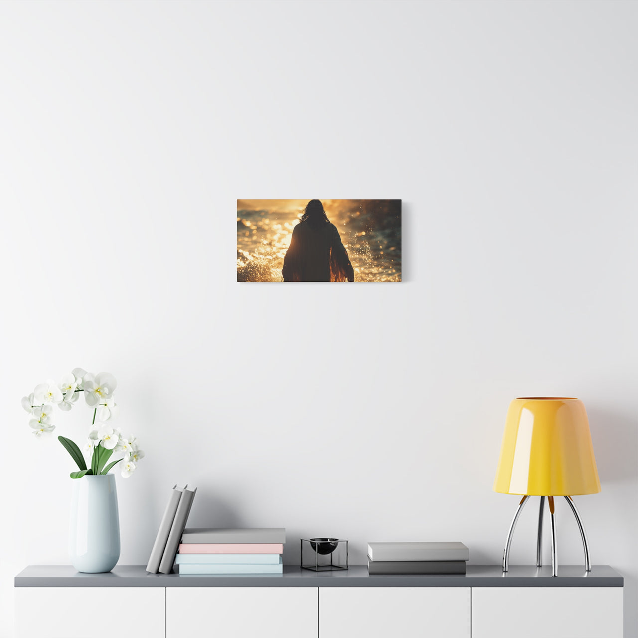 JESUS MOVES WATERS - CANVAS