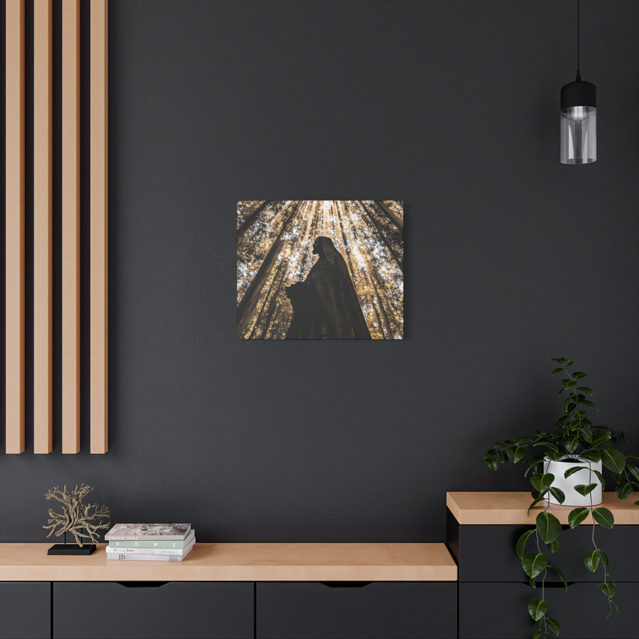 JESUS IN THE FOREST - CANVAS