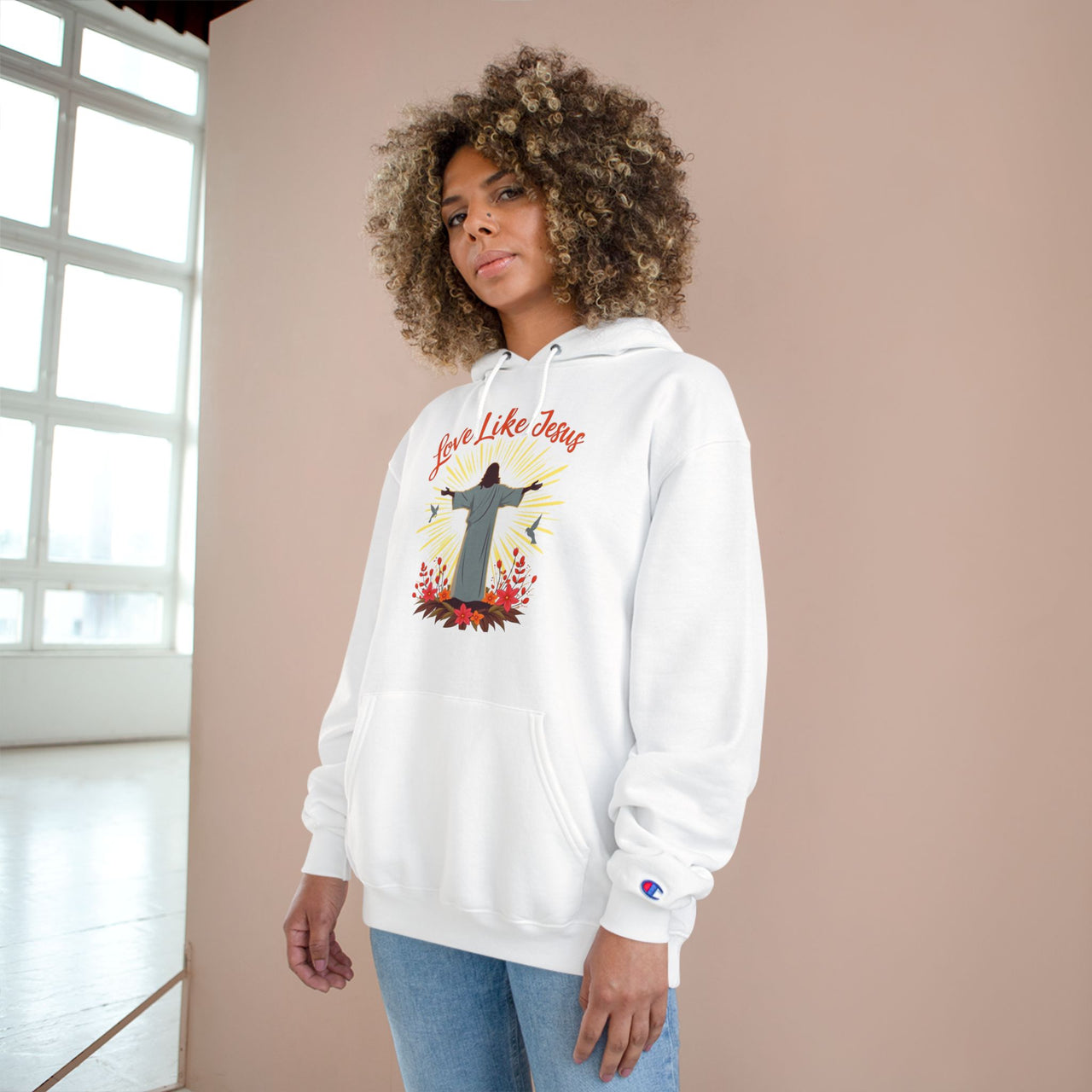LOVE LIKE JESUS - CHAMPION HOODIE