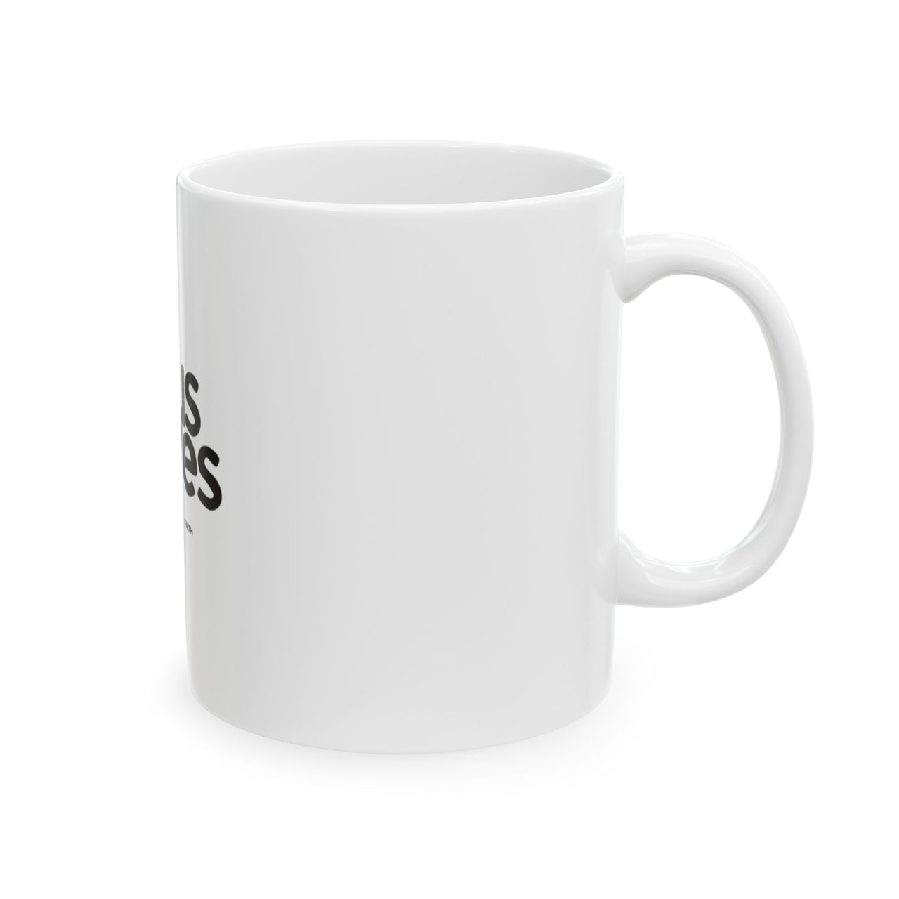 JESUS LOVES - WHITE MUG