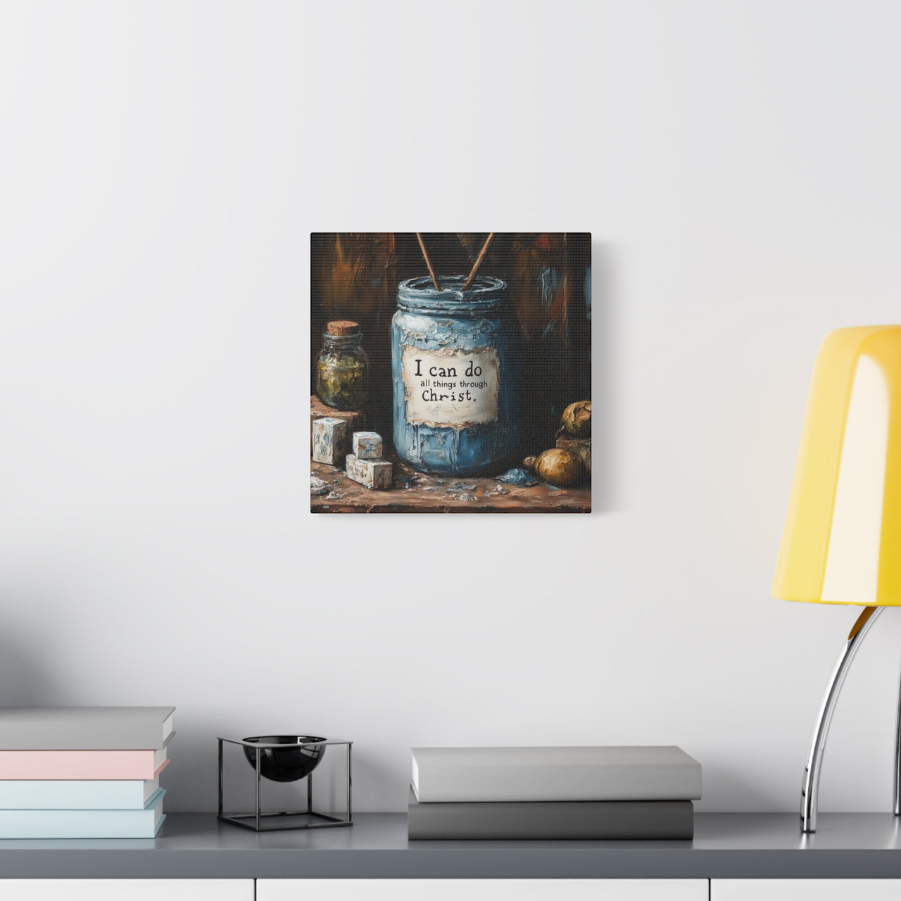I CAN DO ALL THINGS THROUGH CHRIST - CANVAS