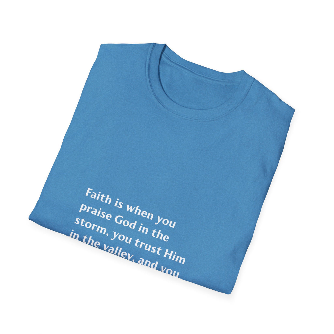 FAITH IS WHEN YOU PRAISE GOD IN THE STORM - TEE