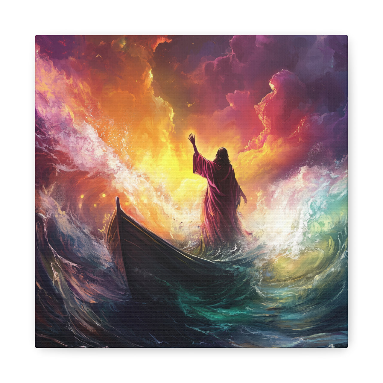 JESUS MOVING OCEANS CANVAS