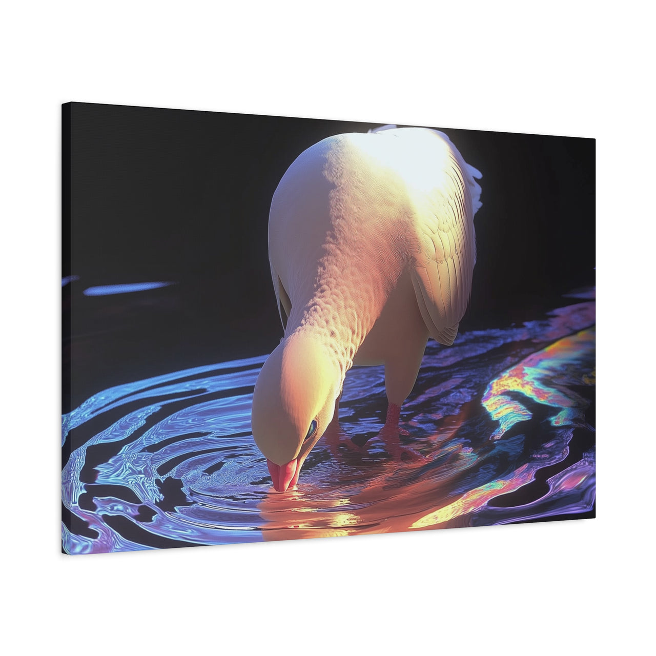 DOVE IN THE HOLY WATER - CANVAS