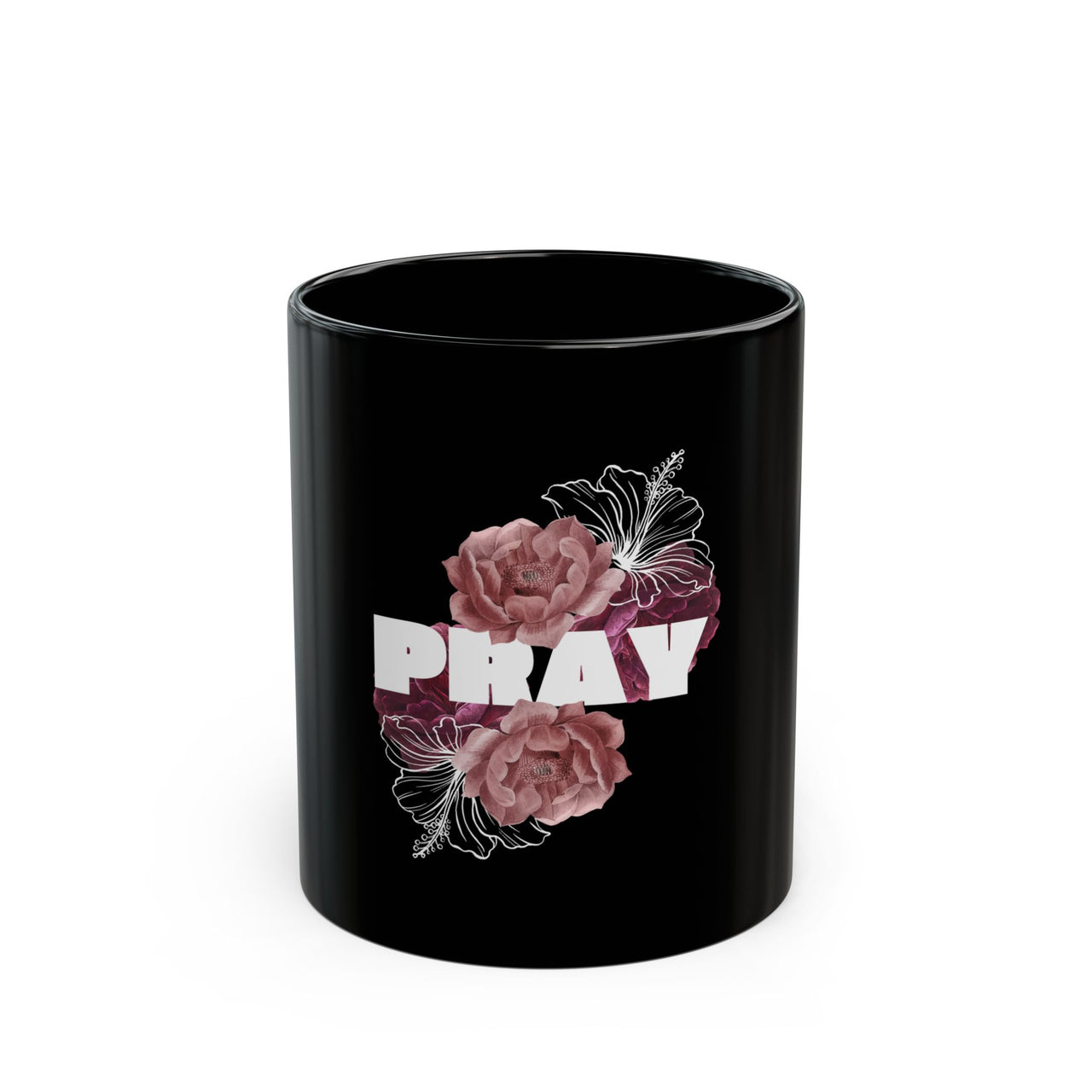 PRAY - BLACK MUG