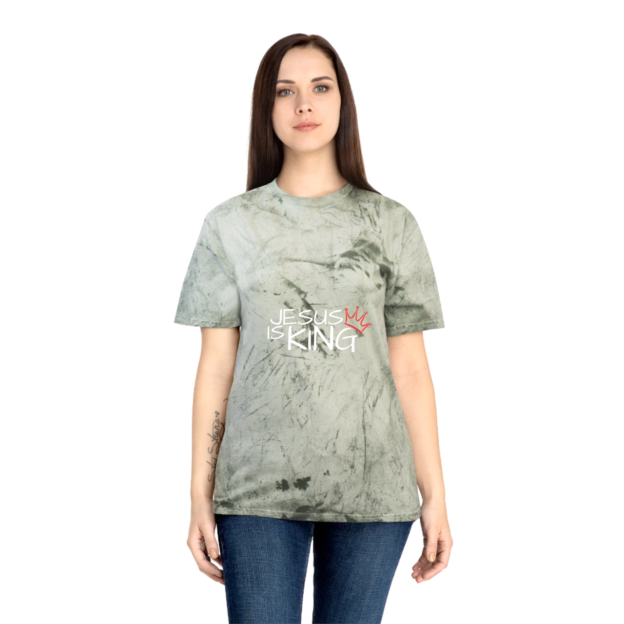 JESUS IS KING - COLOR BLAST TEE