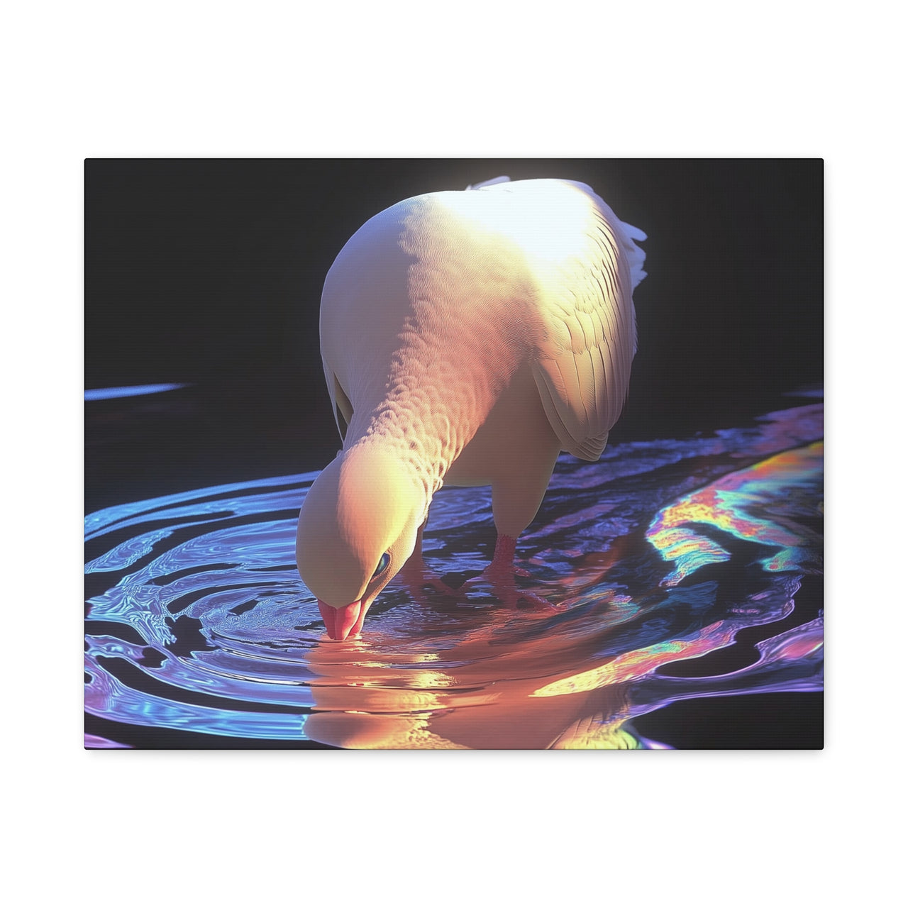 DOVE IN THE HOLY WATER - CANVAS