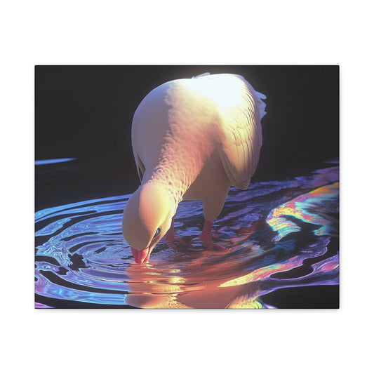 DOVE IN THE HOLY WATER - CANVAS
