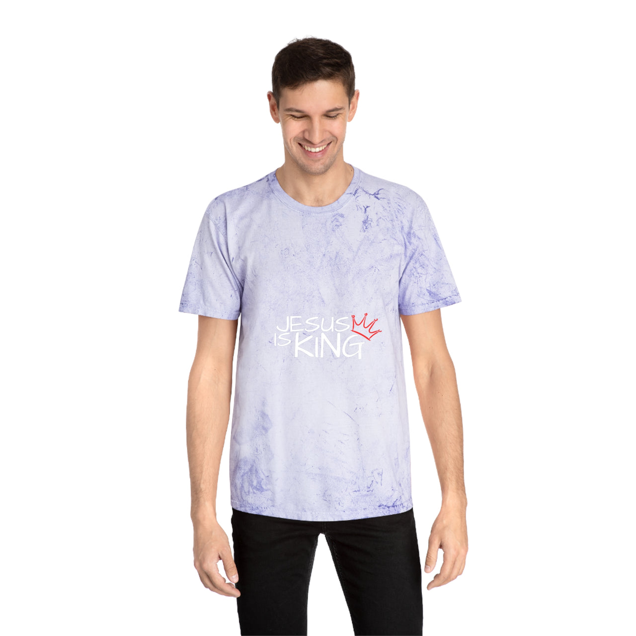 JESUS IS KING - COLOR BLAST TEE