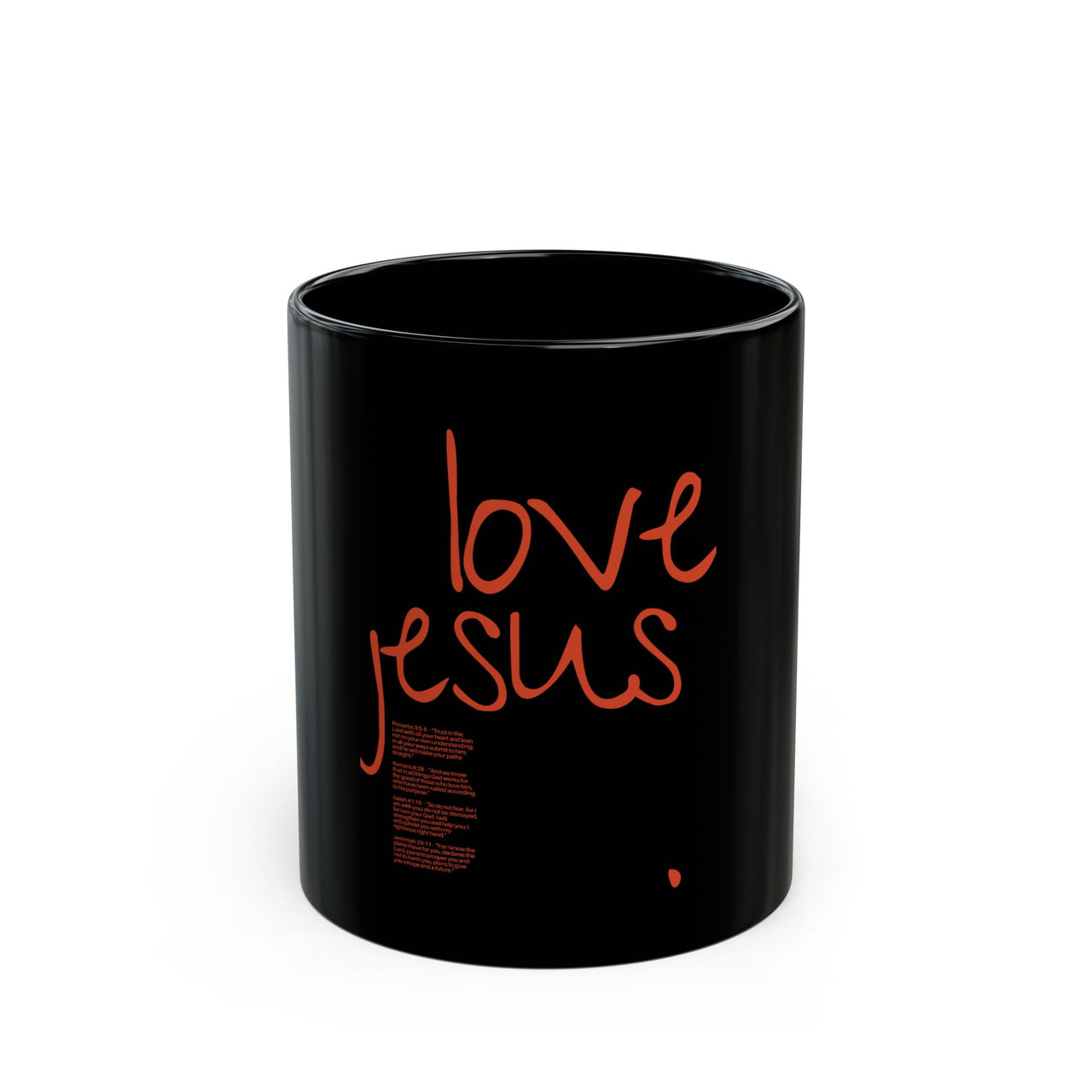 LOVE JESUS - BLACK MUG