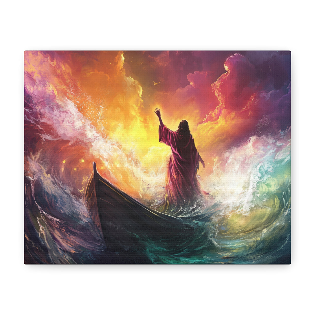 JESUS MOVING OCEANS CANVAS