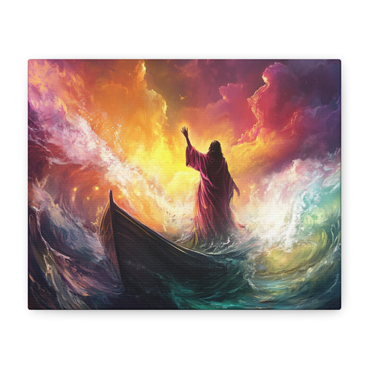 JESUS MOVING OCEANS CANVAS