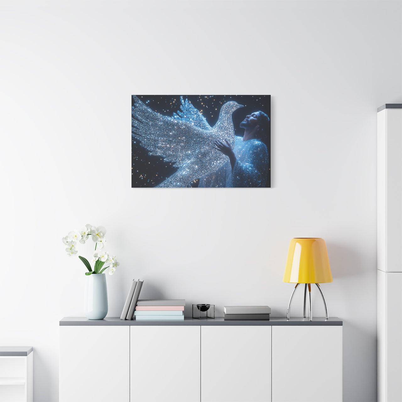 JESUS & HIS DOVE - CANVAS