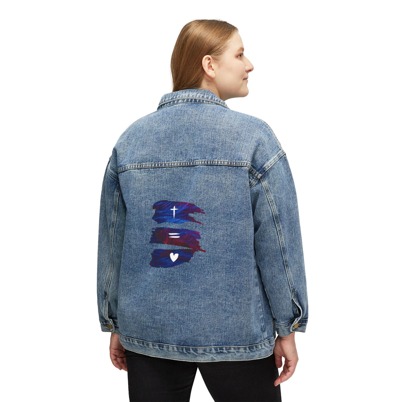 CHRIST IS LOVE - DENIM JACKET