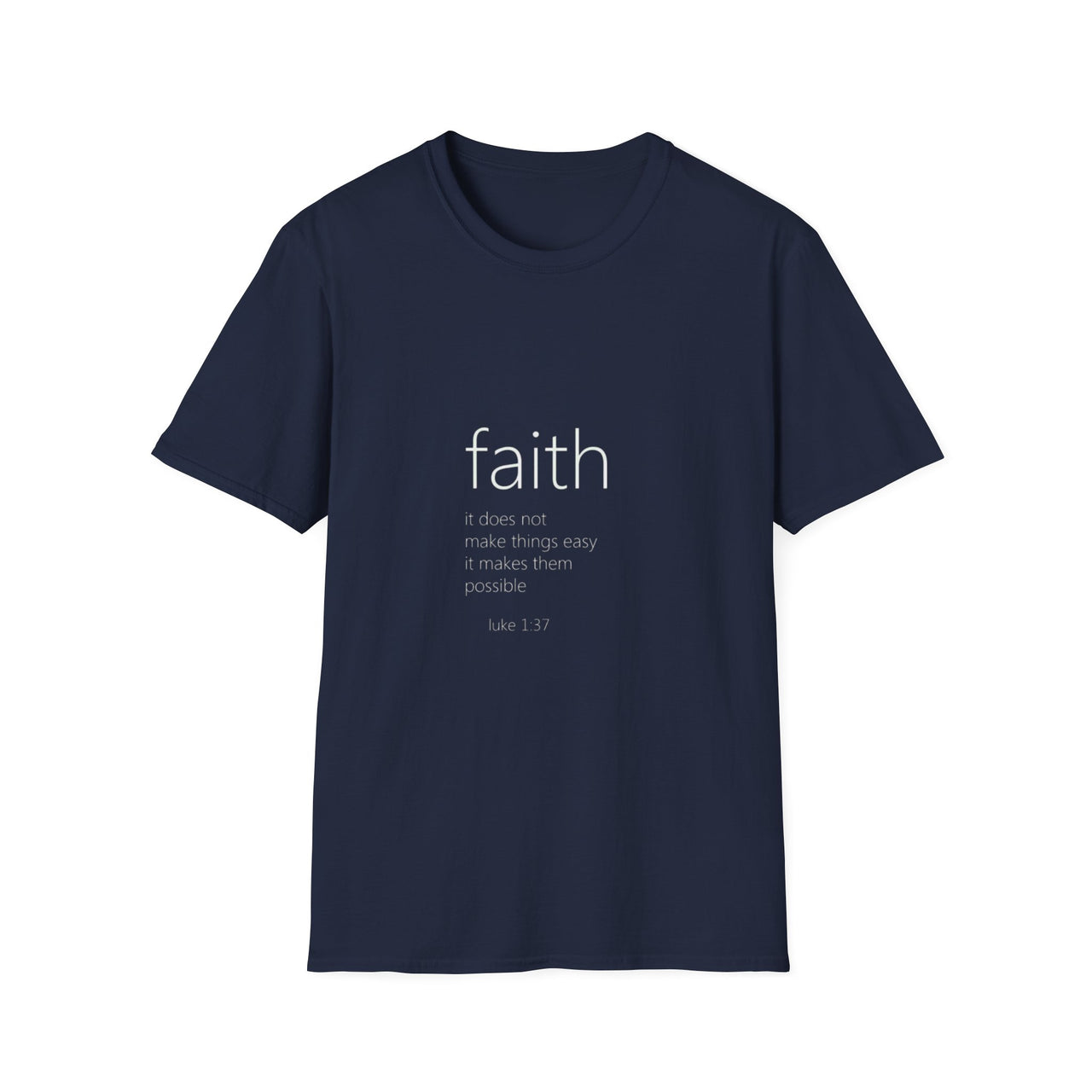 FAITH LUKE 1:37 - TEE