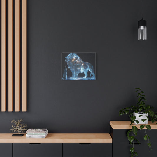 JESUS AND THE LION - CANVAS