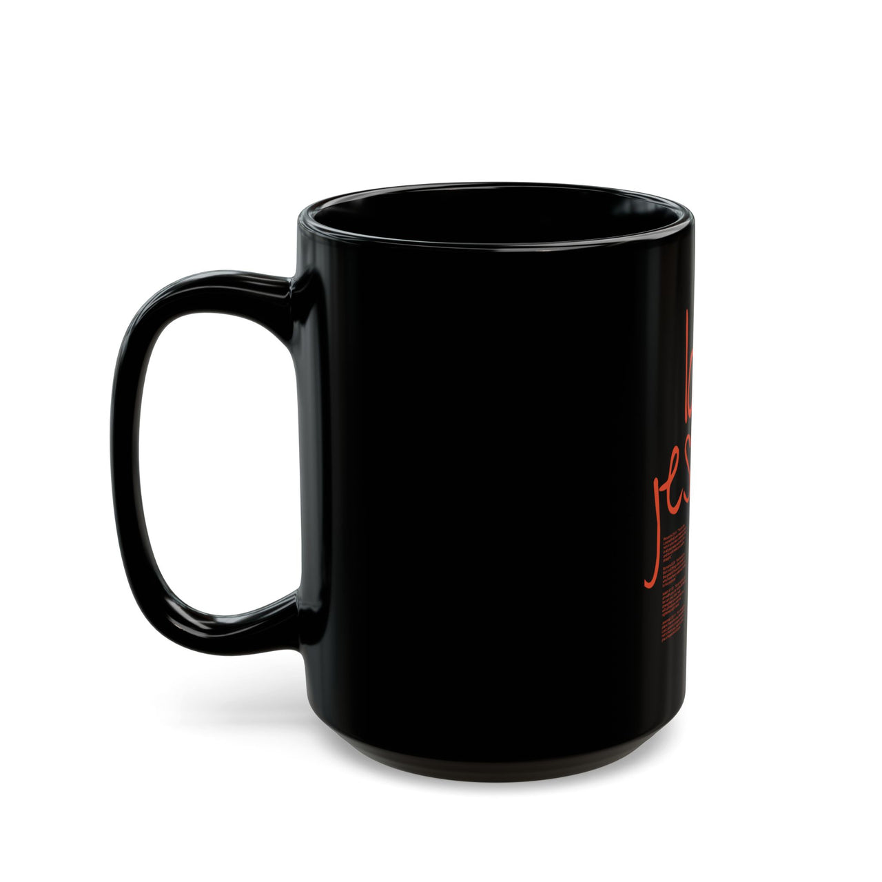LOVE JESUS - BLACK MUG