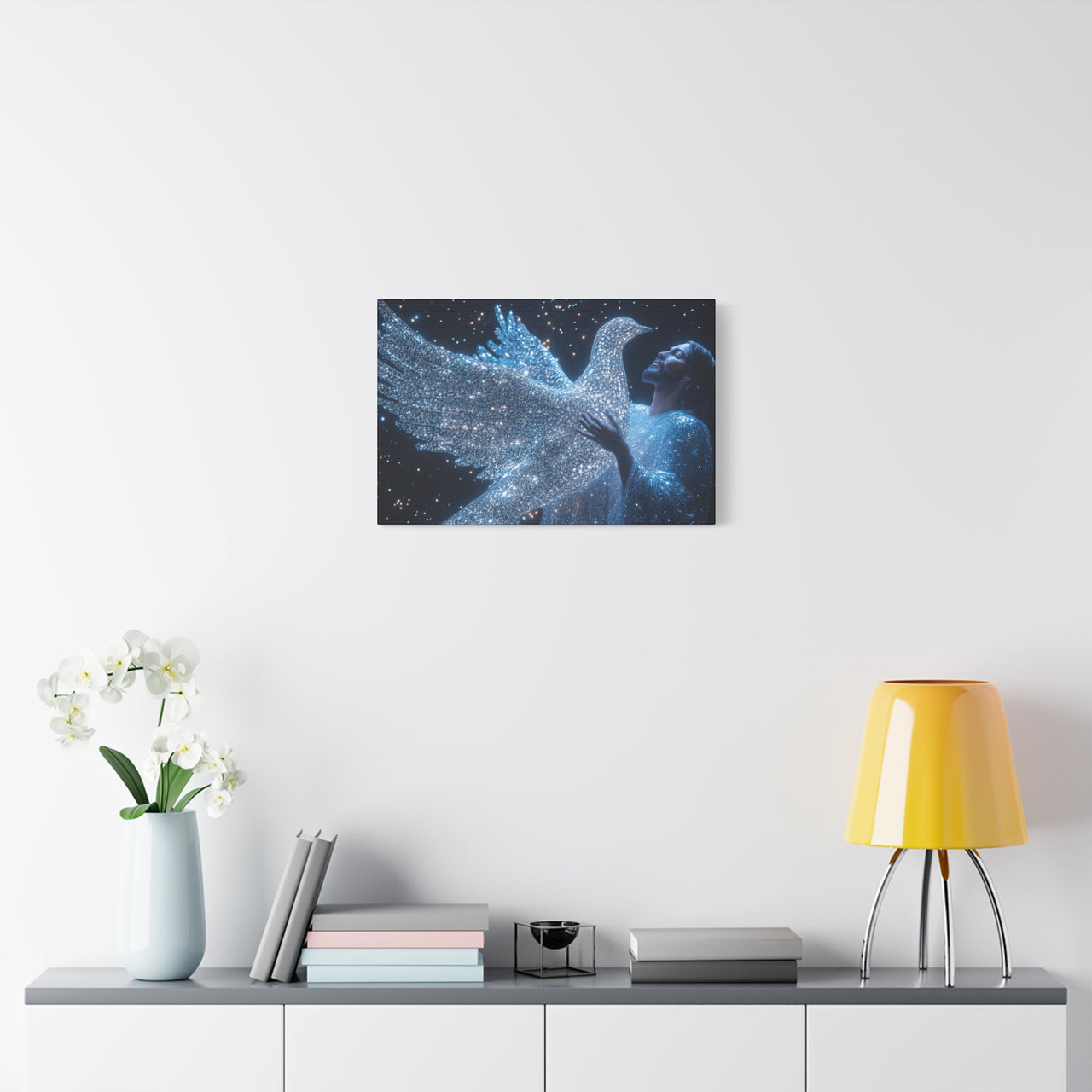 JESUS & HIS DOVE - CANVAS