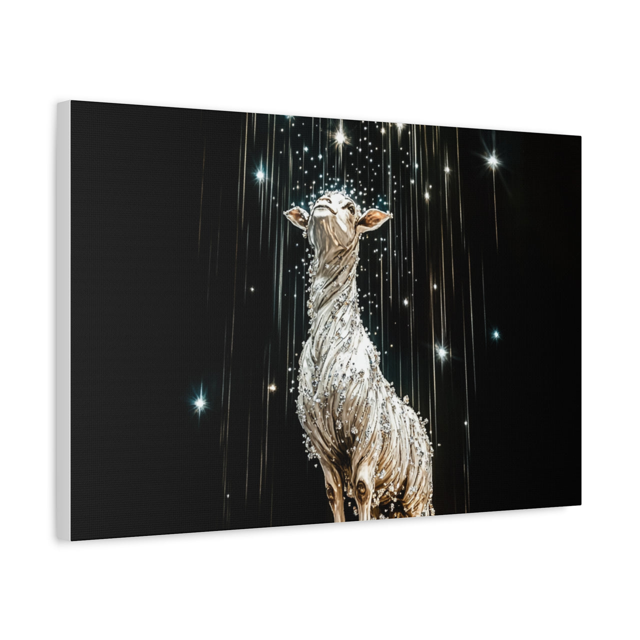 LAMB IN THE STARS - CANVAS