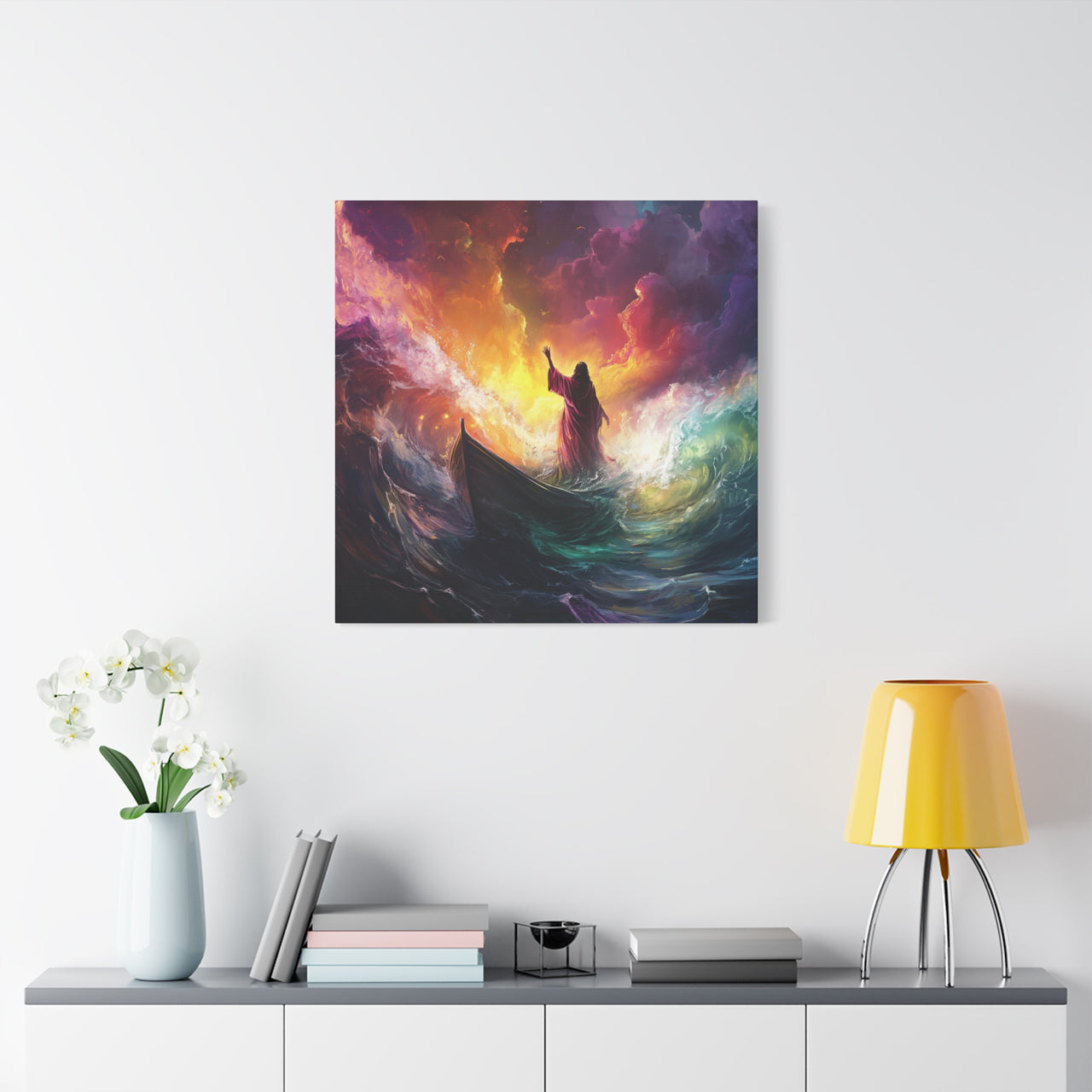 JESUS MOVING OCEANS CANVAS