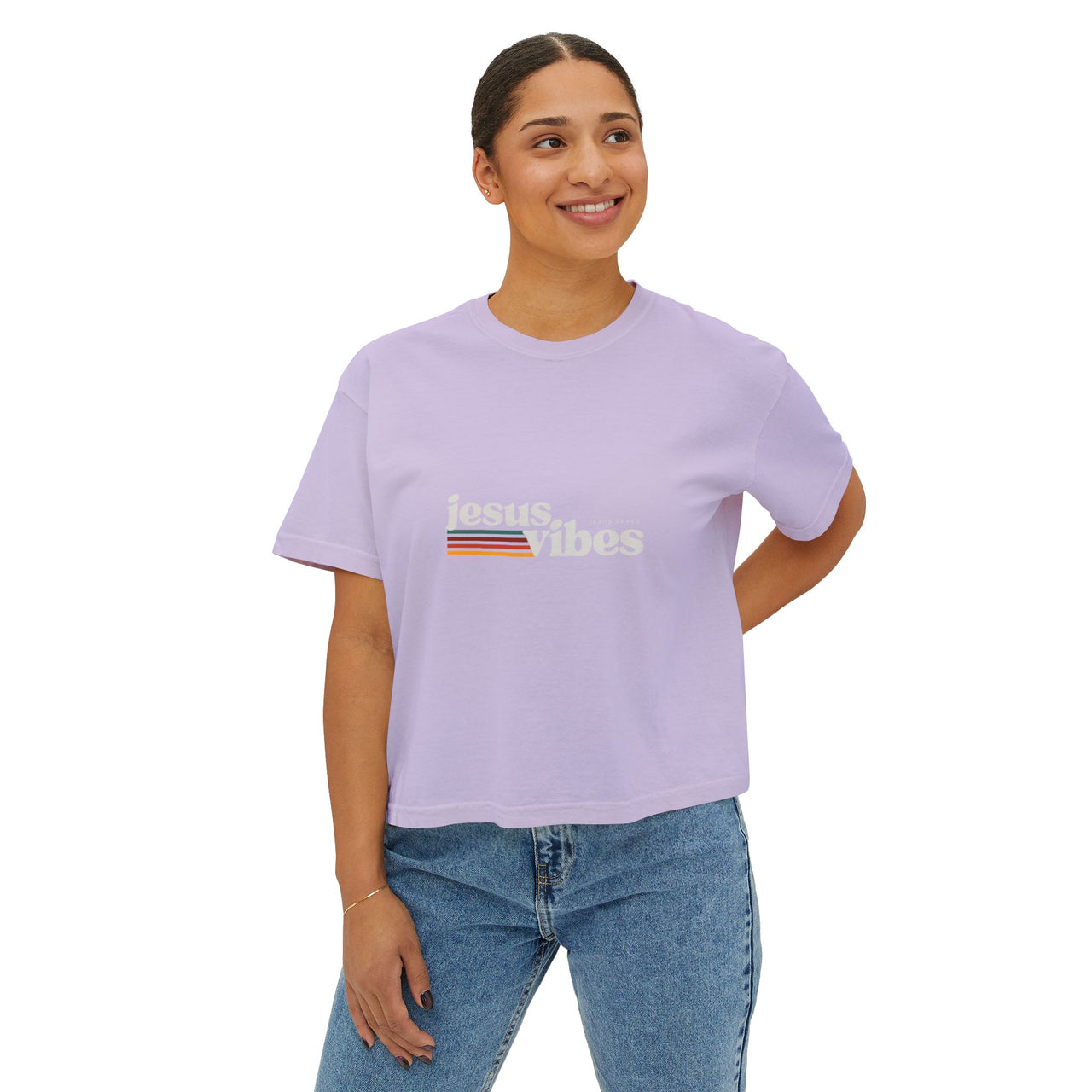 JESUS VIBES - BOXY TEE