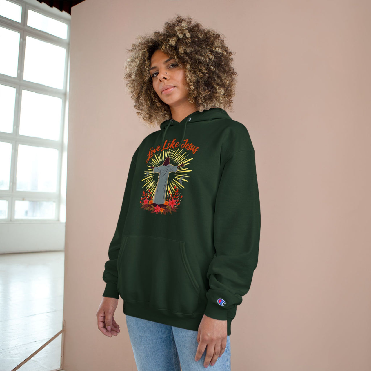 LOVE LIKE JESUS - CHAMPION HOODIE