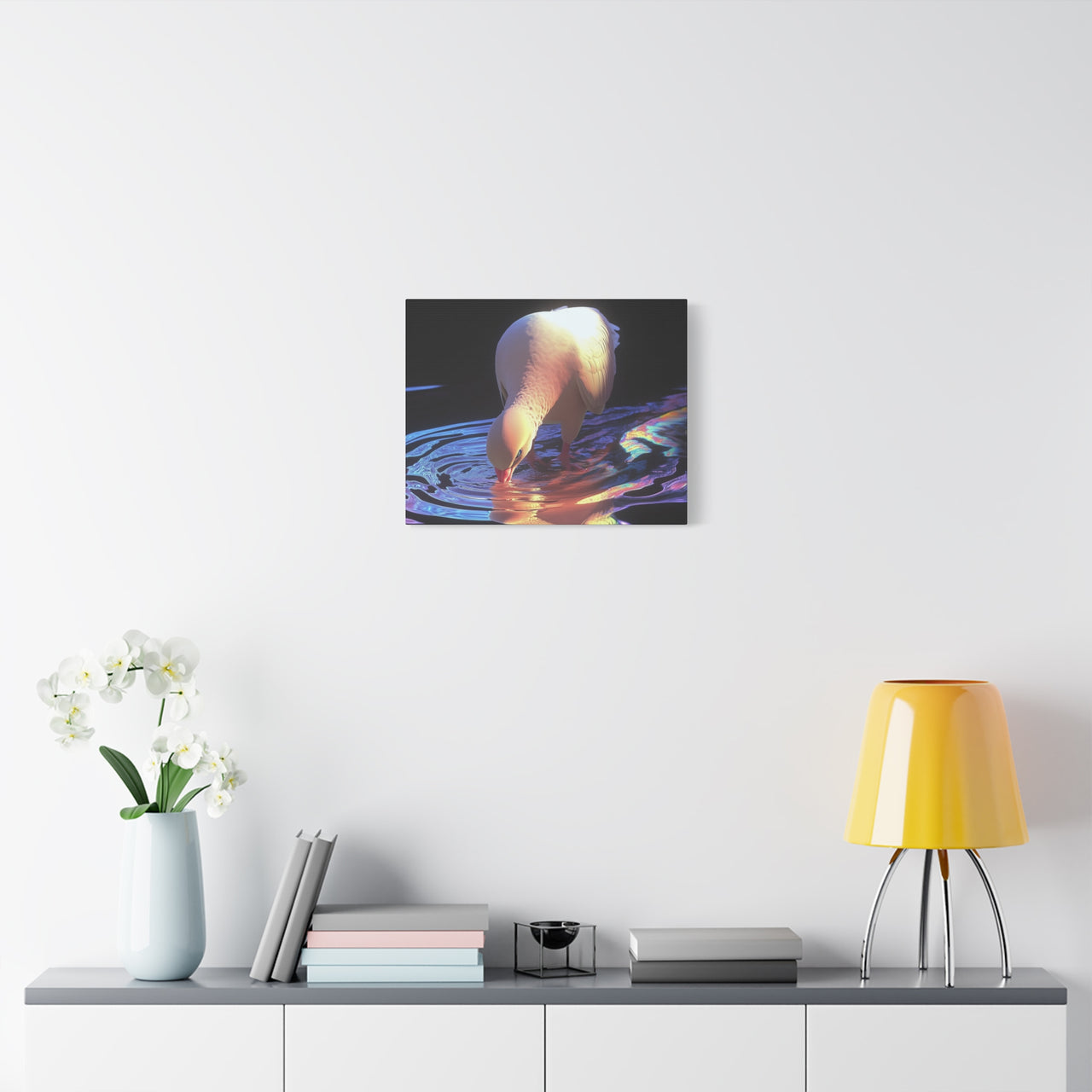 DOVE IN THE HOLY WATER - CANVAS